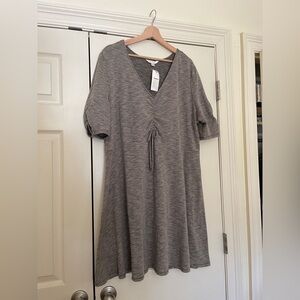 Lauren Conrad NWT black tan plaid mini dress XXL